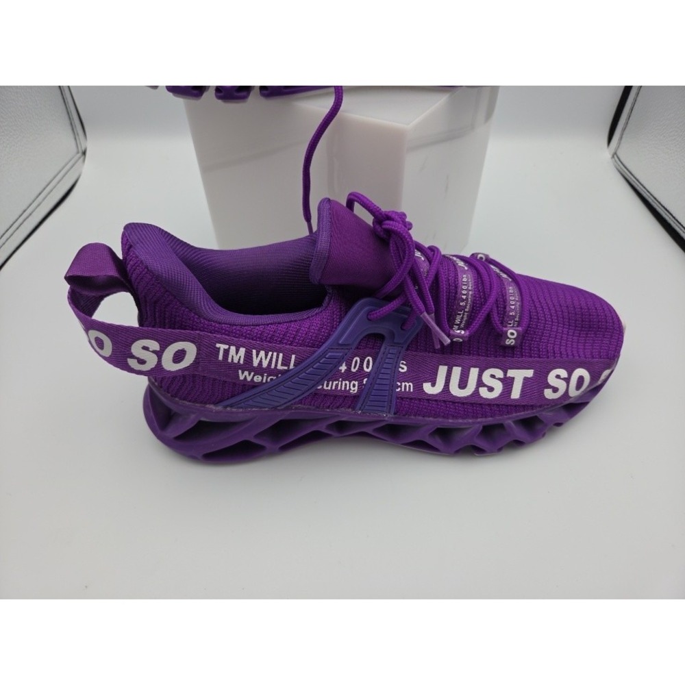 JUST SO SO Womens Size 10.5 Running Athletic Sneakers Sport Purple